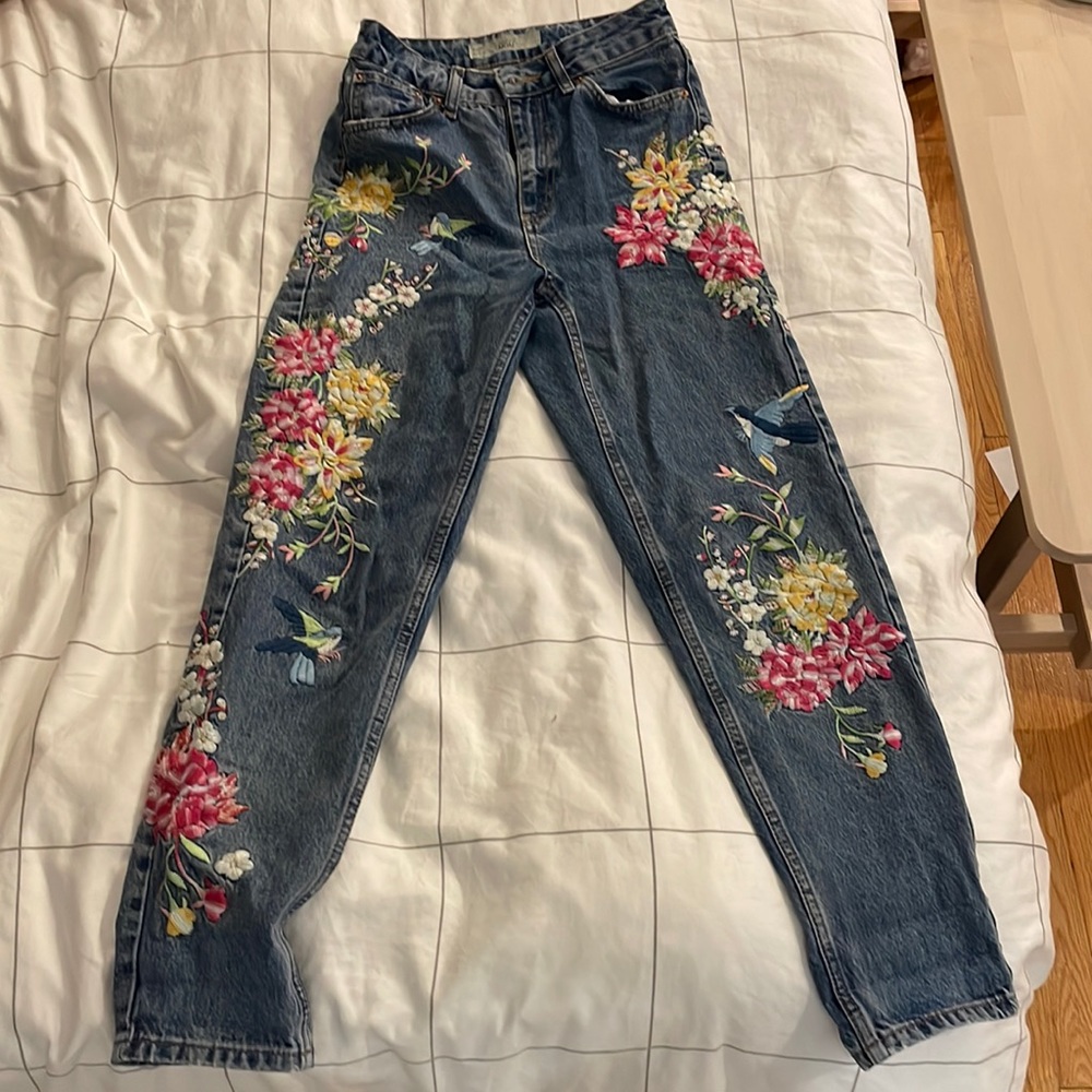 Top shop moto mom jeans